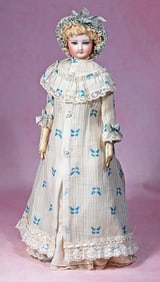 LOVELY FRENCH BISQUE POUPEE ATTRIBUTED TO BARROIS