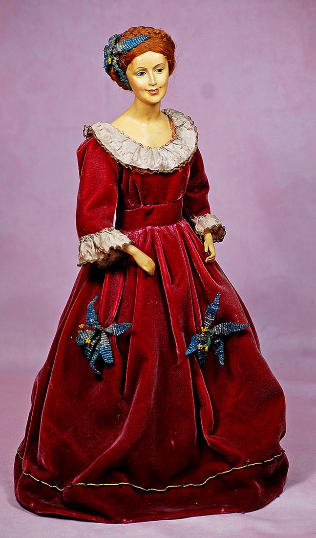 GERMAN COMPOSITE HALF DOLL AS TEA COZY BY LILLI BAITZ (1 of 2)