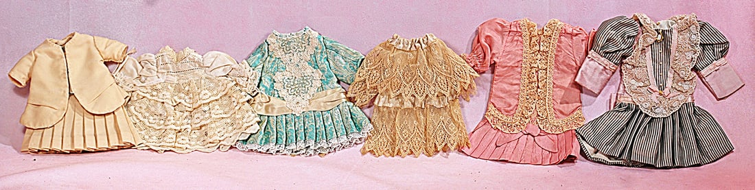 SIX DRESSES FOR SMALL DOLLS (1 of 1)