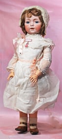 FINE GERMAN BISQUE TODDLER, 121, BY KAMMER AND REINHARDT.