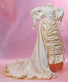 SILK GOWN FOR FASHION OR LADY DOLL.