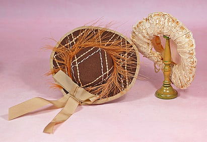 TWO DOLL BONNETS