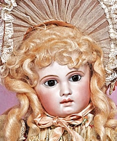 EARLY FRENCH BISQUE PORTRAIT BEBE BY EMILE JUMEAU