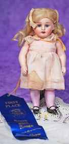 GERMAN ALL-BISQUE DOLL BY KESTNER.
