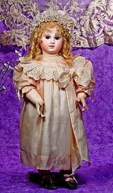 FABULOUS EARLY PERIOD FRENCH BISQUE EJ BEBE BY JUMEAU.