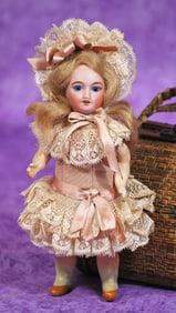 MINIATURE FRENCH BISQUE BEBE BY UNIS.