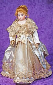 PETITE FRENCH BISQUE POUPEE BY GAULTHIER.