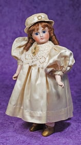SONNEBERG BISQUE BELTON-TYPE DOLL.