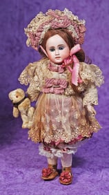 SONNEBERG BISQUE BELTON-TYPE DOLL.