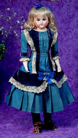 GERMAN BISQUE CLOSED-MOUTH DOLL BY ALT, BECK AND GOTTSCHALK.