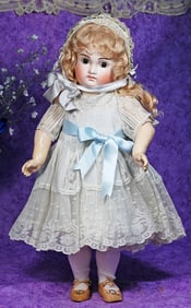 EARLY GERMAN BISQUE CLOSED-MOUTH DOLL BY KESTNER.