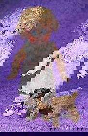 ADORABLE GERMAN BISQUE GOOGLY, 221, BY KESTNER.: ADORABLE GERMAN BISQUE GOOGLY, 221, BY KESTNER. 11 ΒΌβ. Marks: C made in Germany 7 JDK 221 Ges.Gesch. Bisque socket head with rounded facial shape, large blue glass side-glancing googly eyes