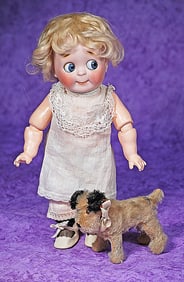 EARLY STEIFF MOHAIR TERRIER.