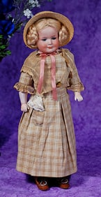 VERY RARE GERMAN BISQUE CHARACTER, 640, BY MARSEILLE.