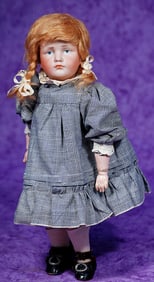 GERMAN BISQUE ART CHARACTER KNOWN AS GRETCHEN BY KAMMER AND REINHARDT.