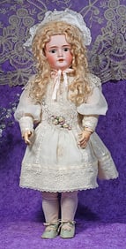 LOVELY GERMAN BISQUE CHILD, 109, BY HAND-WERCK.