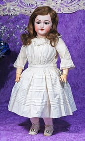 GERMAN BISQUE DOLL, SANTA 1249 BY SIMON AND HALBIG.