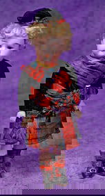 ALL-ORIGINAL GERMAN BISQUE DOLL BY KAMMER AND REINHARDT.