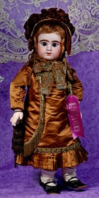 FRENCH BISQUE BEBE BY DENAMUR WITH DEPOSE MARK.