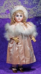 SUPERB FRENCH BISQUE BEBE WITH RARE MARKINGS - MYSTERY MAKER.