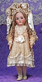 BEAUTIFUL KAMMER & REINHARDT LARGE BISQUE CHILD DOLL.
