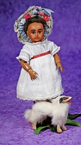 FRENCH BISQUE BORZOI DOG.