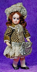 RARE FRENCH BISQUE BEBE E.D. BY JUMEAU.