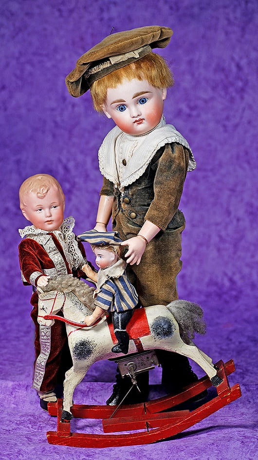 GERMAN CLOSED-MOUTH BISQUE DOLL BY KESTNER. (1 of 2)