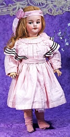 GERMAN BISQUE FLIRTY-EYED DOLL, MODEL 1078, BY SIMON AND HALBIG.