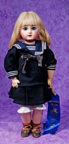 FRENCH BISQUE BEBE BY JUMEAU. 16”.