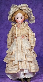GERMAN BISQUE CLOSED MOUTH DOLL BY KESTNER.