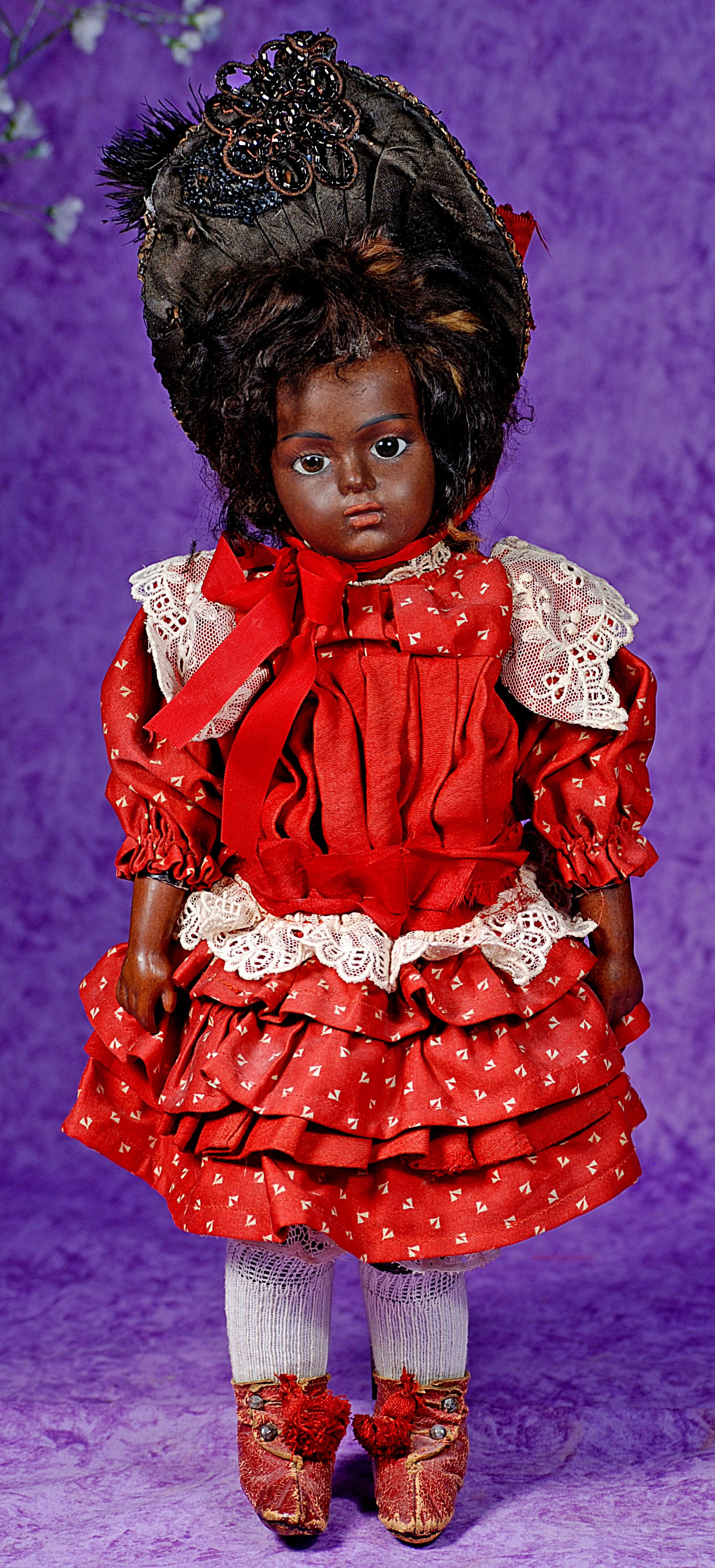 ARTIST FRENCH BISQUE BROWN-COMPLEXIONED BRU JNE BEBE. (1 of 2)