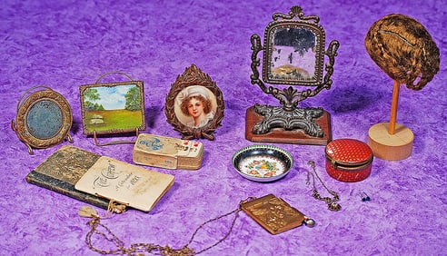 ASSORTED DOLL ACCESSORIES.