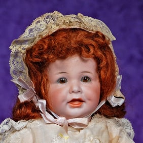 GERMAN BISQUE CHARACTER, 116/A, BY KAMMER AND REINHARDT. 13”.