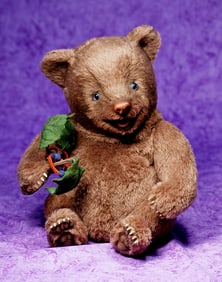 R. JOHN WRIGHT TEDDY, TICKLES, FROM THE BABY BEAR COLLECTION. 12”.