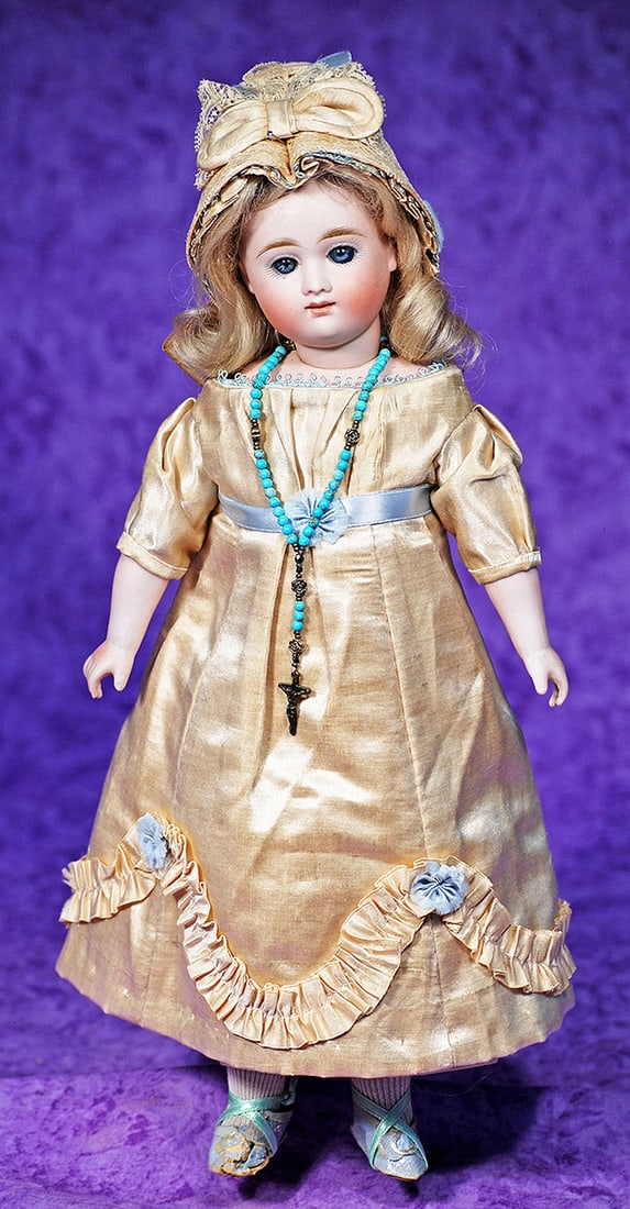PETITE GERMAN BISQUE CLOSED-MOUTH DOLL BY KESTNER. 13”. (1 of 2)