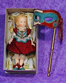 R. JOHN WRIGHT FELT CANDY CONTAINER “MUSETTE