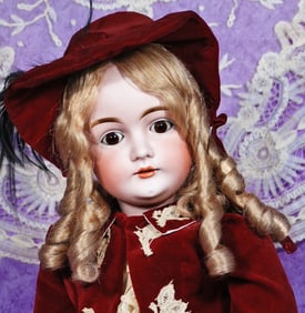 PRETTY GERMAN BISQUE DOLL BY KESTNER.