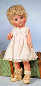 GERMAN BISQUE “JUST ME” CHARACTER DOLL BY MARSEILLE