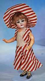 PETITE GERMAN BISQUE DOLL BY KESTNER.