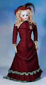 GERMAN BISQUE FASHION LADY BY BARROIS