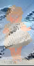 PETITE GERMAN BISQUE TODDLER, 126, BY KAMMER AND REINHARDT.