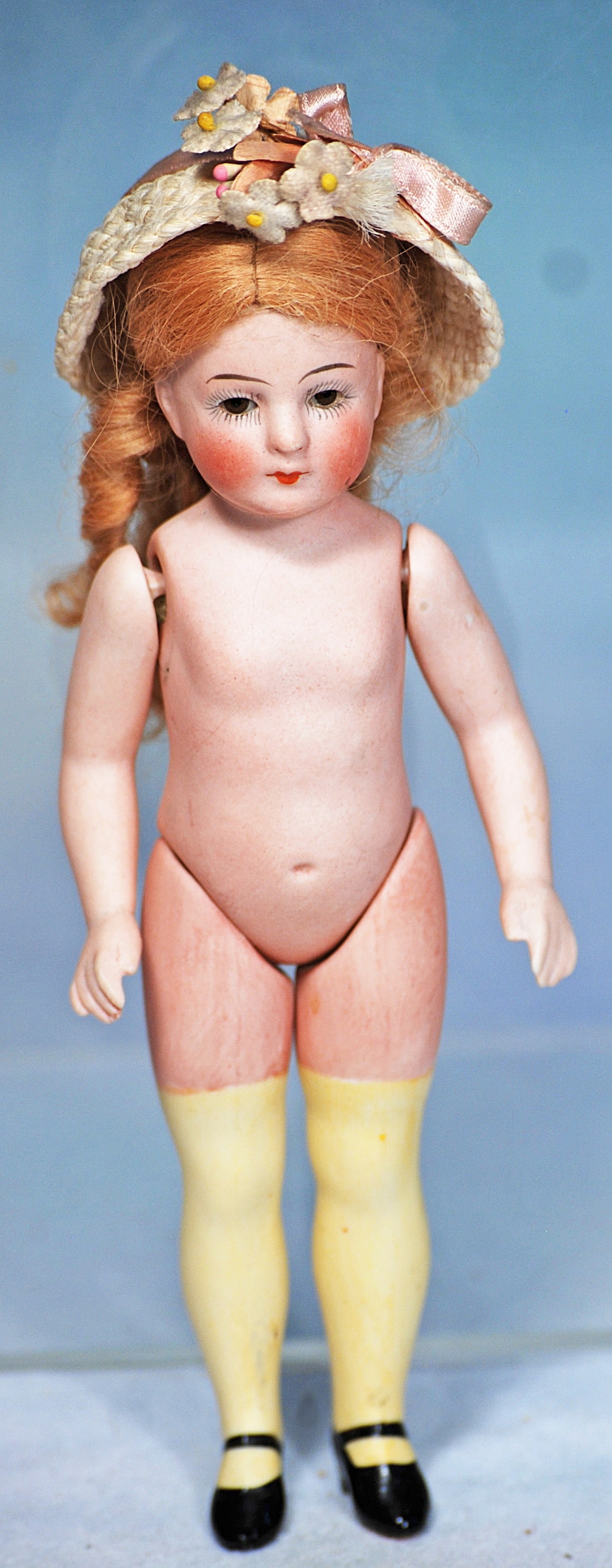 GERMAN ALL-BISQUE FLAPPER TYPE DOLL BY BRUNO SCHMIDT (1 of 1)