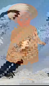 51. GERMAN BISQUE TODDLER BY GEBRUDER HEUBACH.