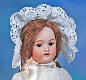 GERMAN BISQUE DOLL “ELANORE” BY C.M. BERGMANN.