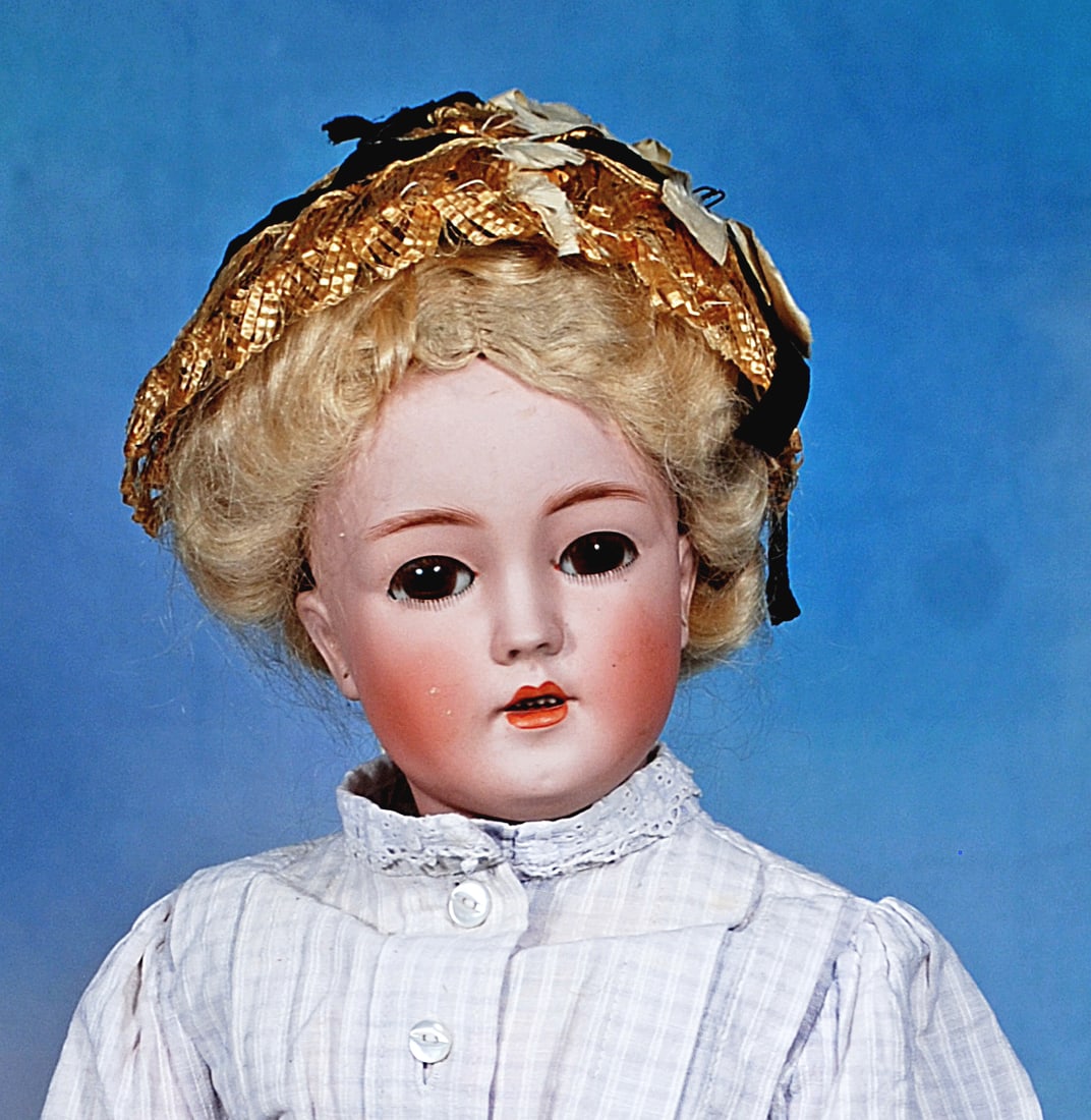GERMAN BISQUE LADY DOLL, MODEL 1159, BY SIMON AND HALBIG - 2