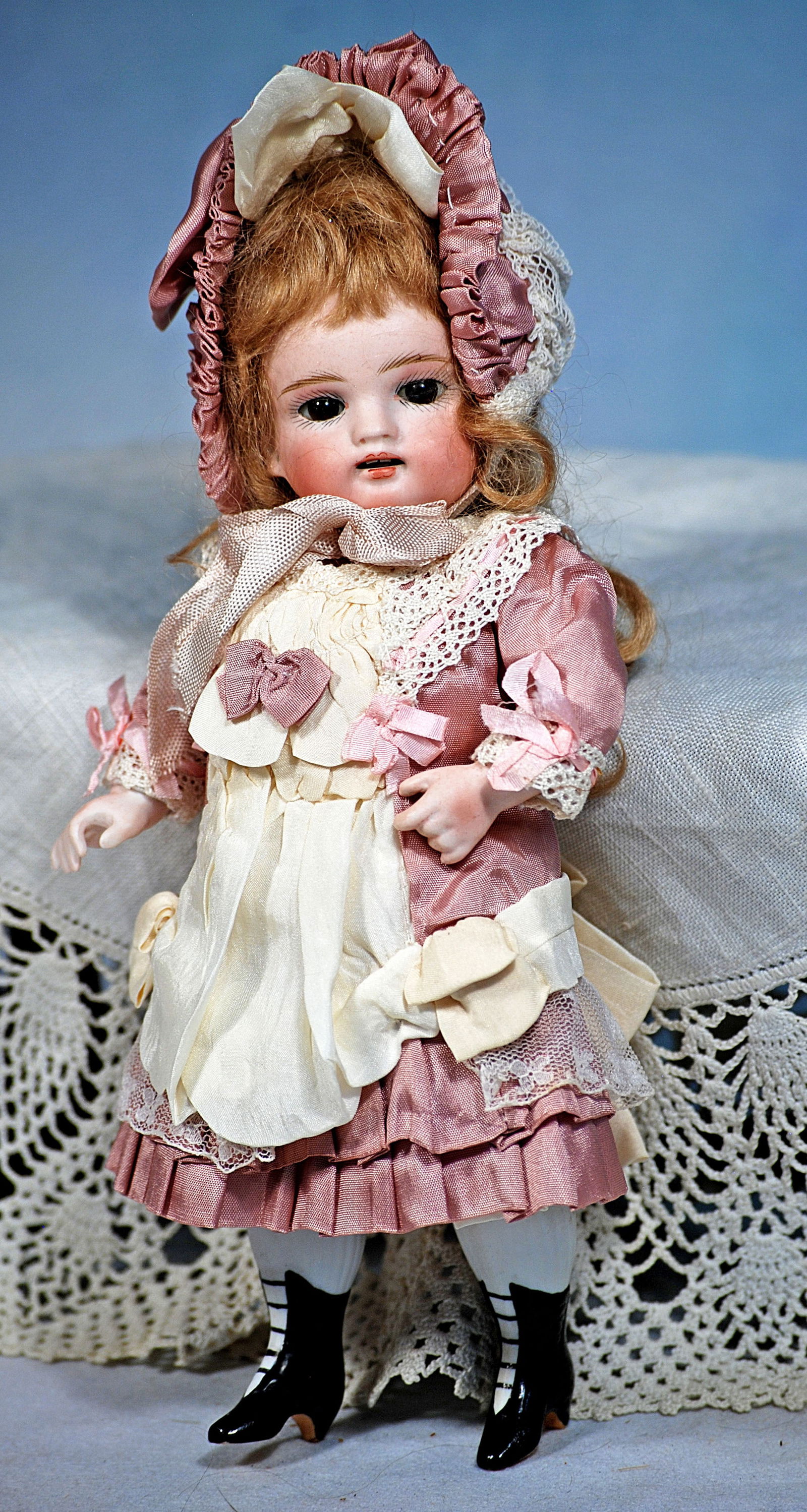 GERMAN ALL-BISQUE DOLL KNOWN AS “FRENCH WRESTLER” BY KESTNER. (1 of 1)