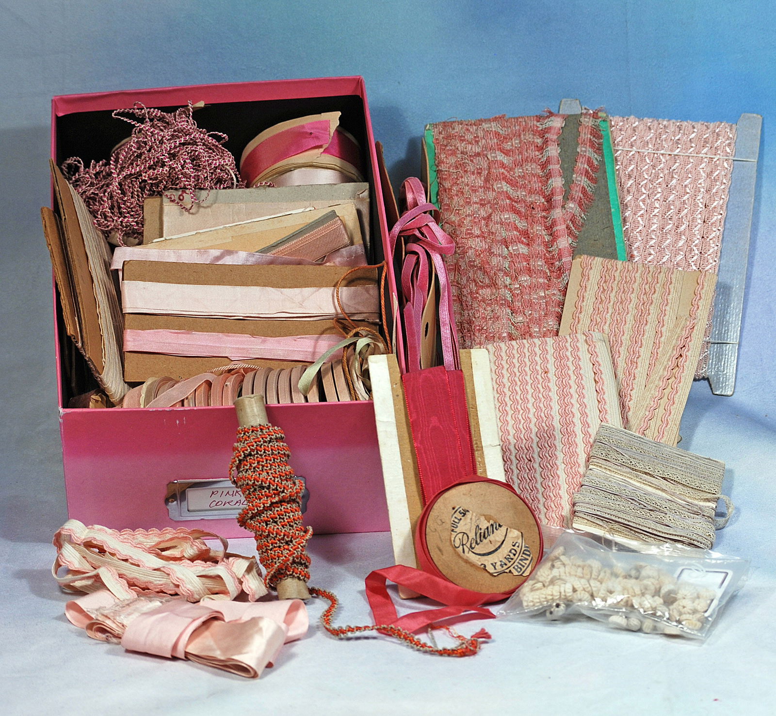 ASSORTMENT OF ANTIQUE TRIMS FOR DOLL COSTUMING (1 of 1)