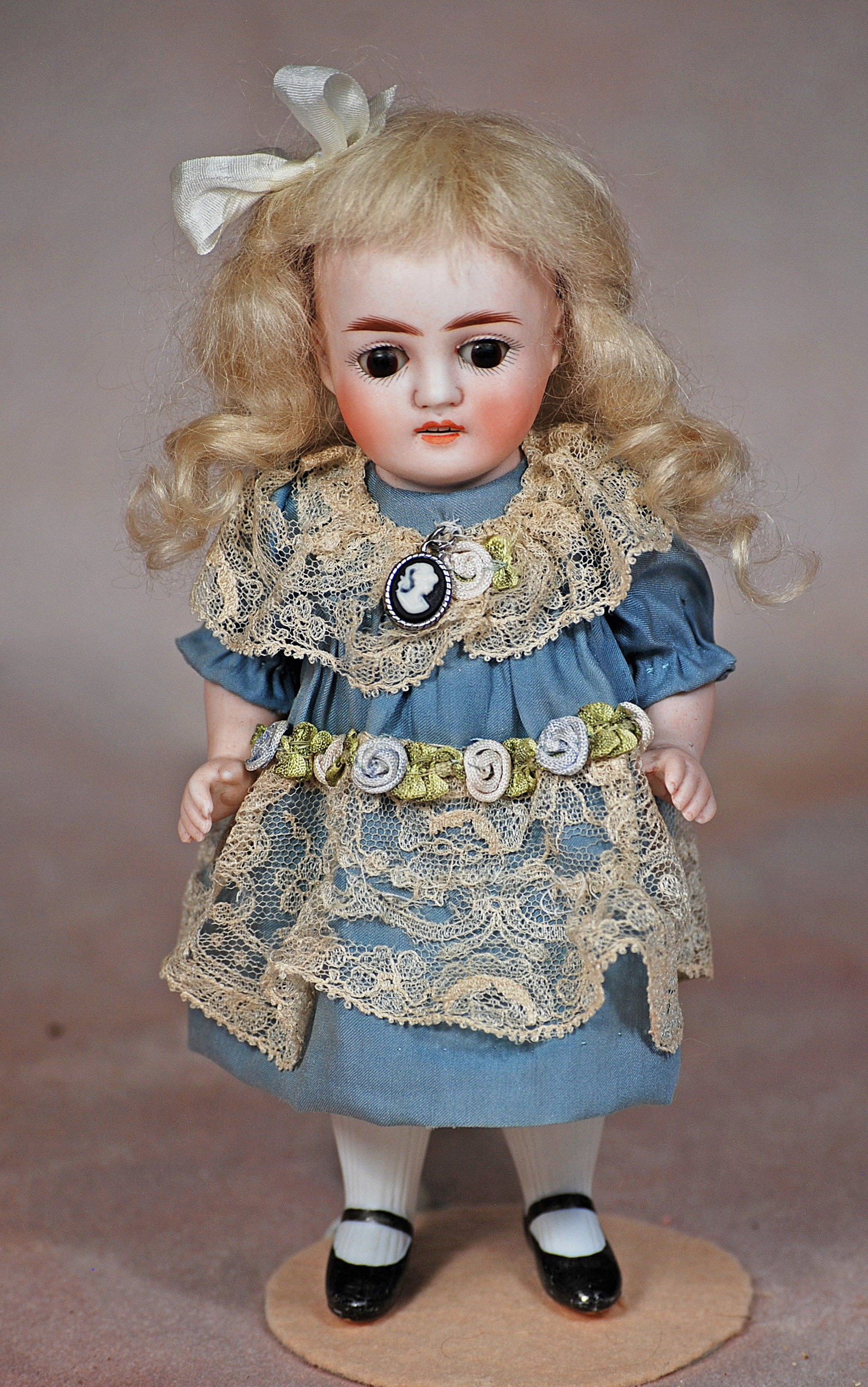 GERMAN ALL BISQUE DOLL. (1 of 1)