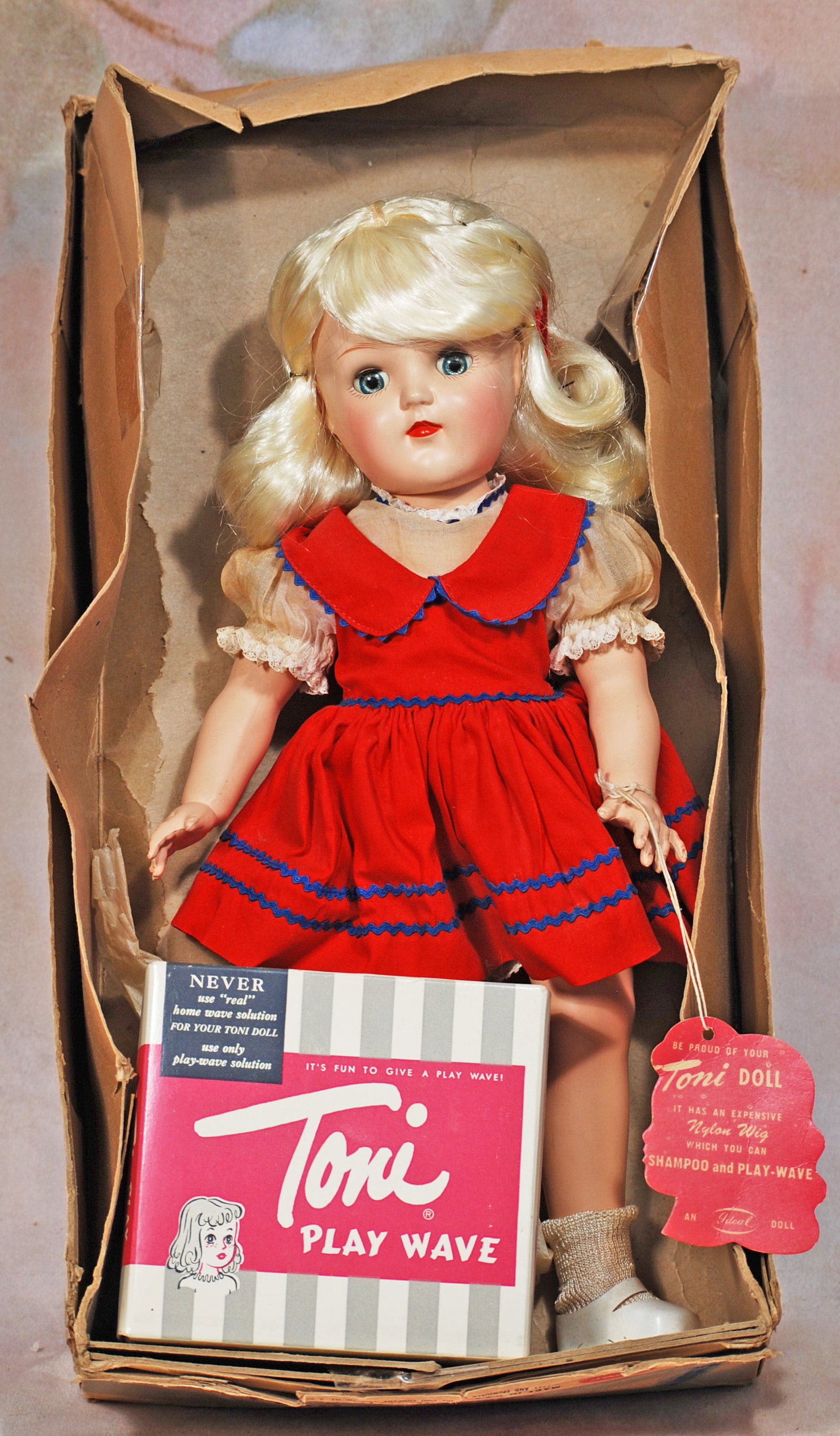 IDEAL HARD PLASTIC TONI IN ORIGINAL BOX (1 of 1)